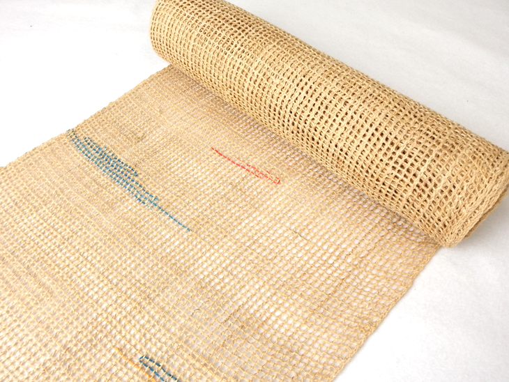 出羽の織座® 麻布帯 網織×柄入り（単色）