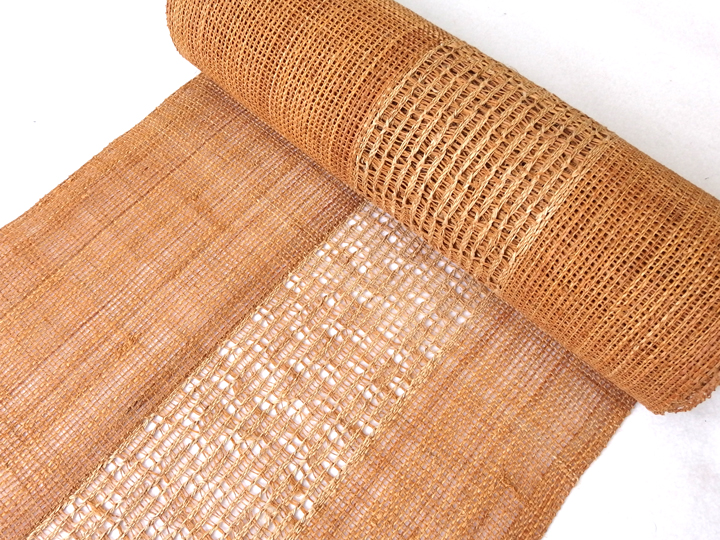 出羽の織座® しな布帯 蕁麻×捩り織り