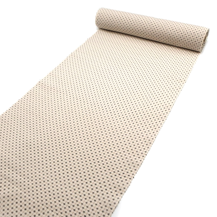 東郷織物 東郷織物 谷口邦彦 綿薩摩「全面ポツ」千成堂着物店 別注 柄の全体