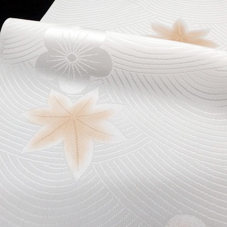 桂商店の長襦袢 波と楓 千成堂別注の柄