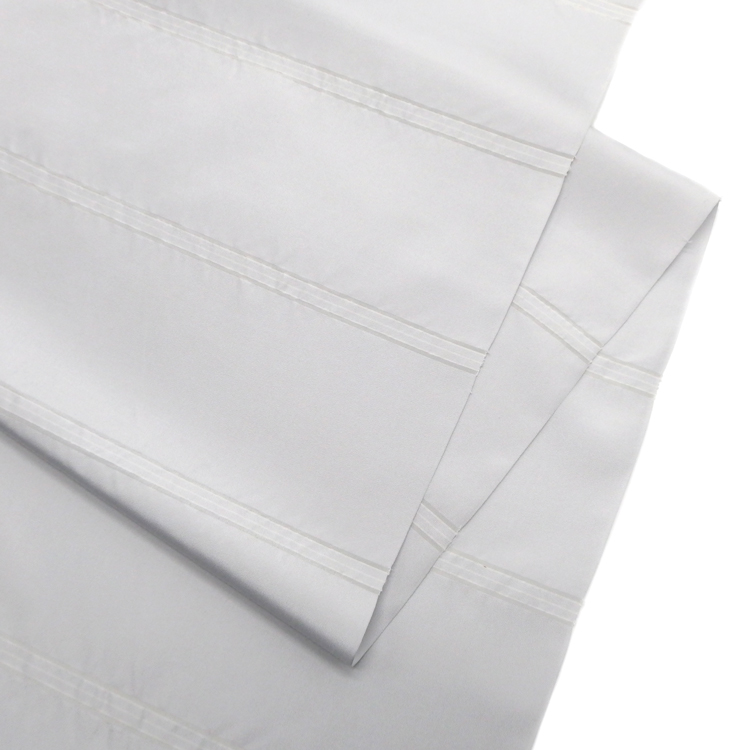 洛風林　しじら織のコート 銀鼠色