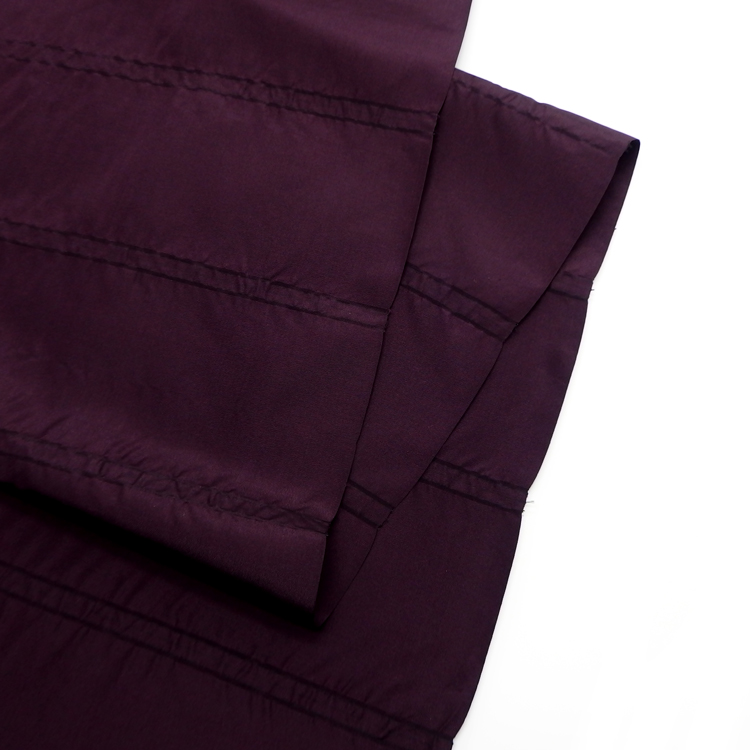 洛風林　しじら織のコート 京紫