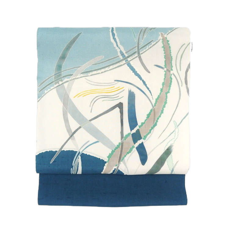 佐藤碧さんの名古屋帯「沈然」の帯お太鼓