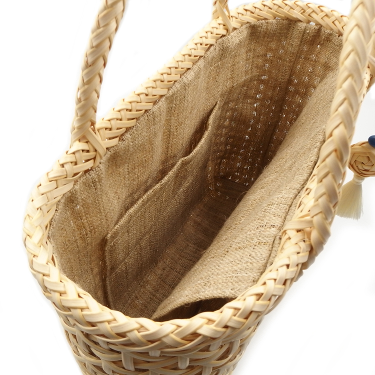 andekundeさんのバッグの内側 皮籐 /千成堂着物店別注