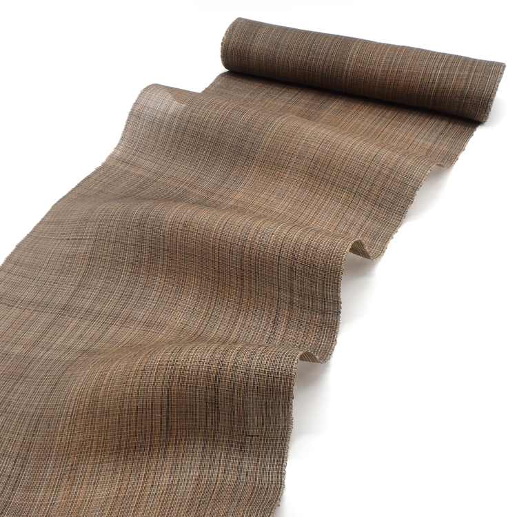 喜如嘉の芭蕉布と八重山上布の帯のコーディネート