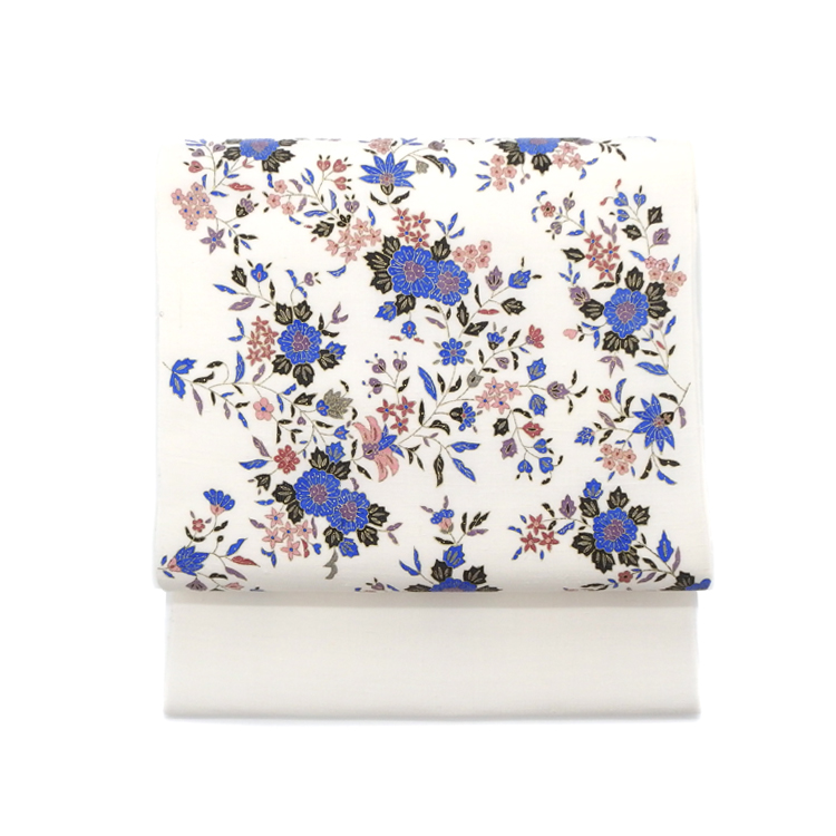 Foglia（フォリア）仁平幸春 「花舞更紗 千成堂別注」 九寸名古屋帯