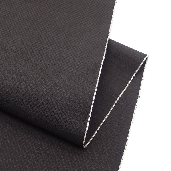 山下芙美子（黄八丈めゆ工房） 「黄八丈(黒黄八丈) 着尺」 黒