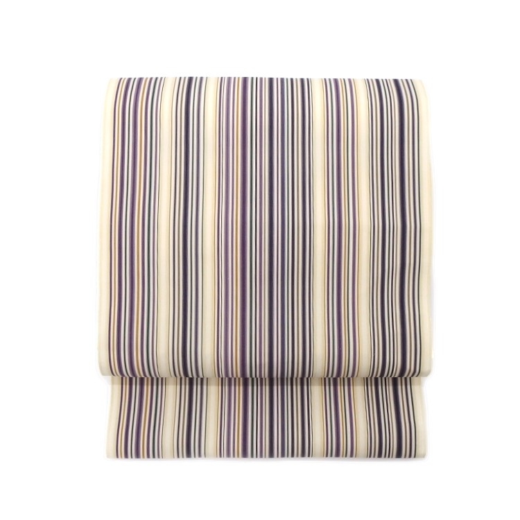 遠藤聡子 別注 小倉織帯地「紫陽花」のお太鼓