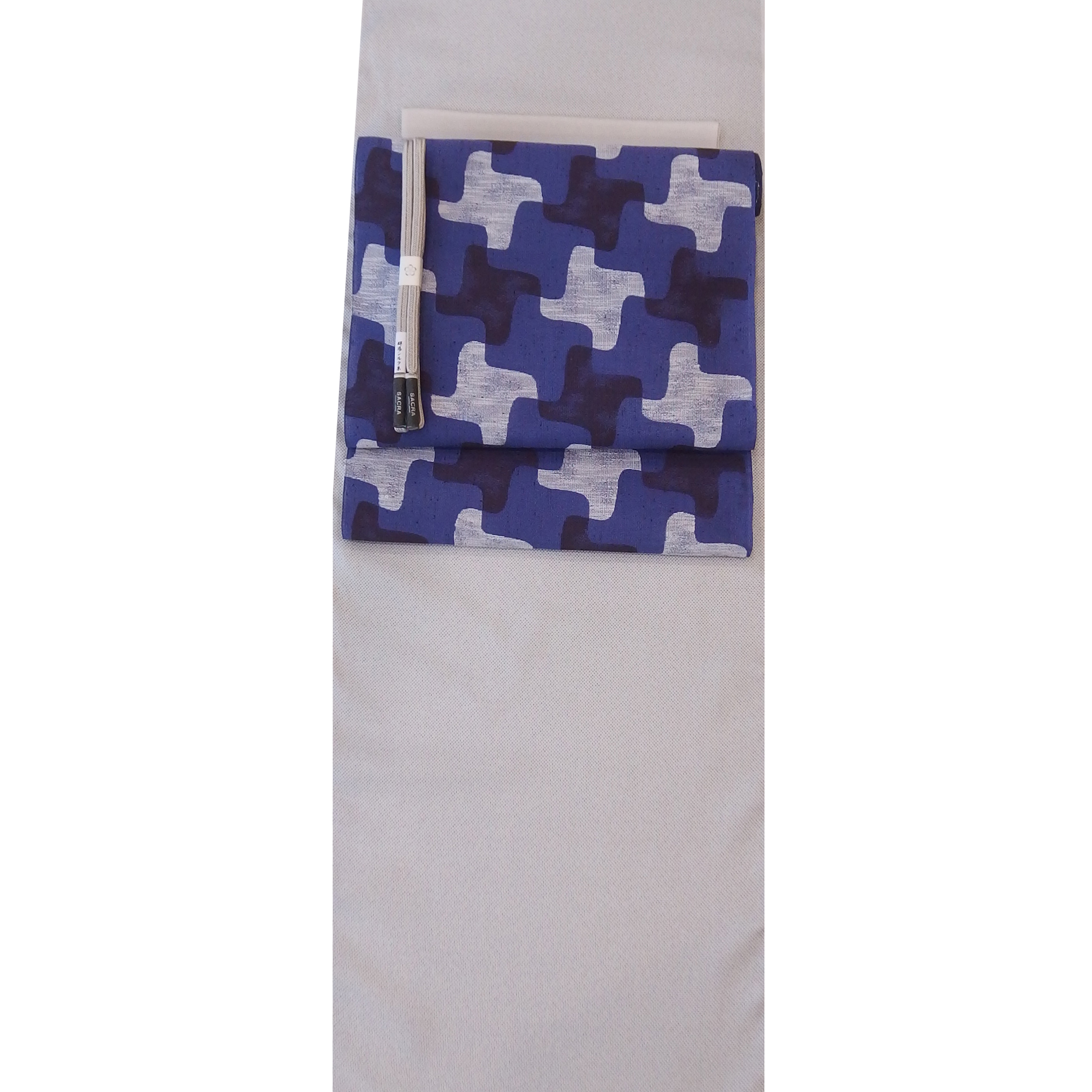 洛風林「千鳥格子」九寸名古屋帯の「実は」の魅力をご紹介します | 千