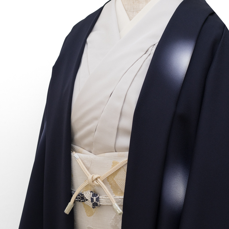 千成堂の飛び柄小紋で作った羽織のイメージ写真